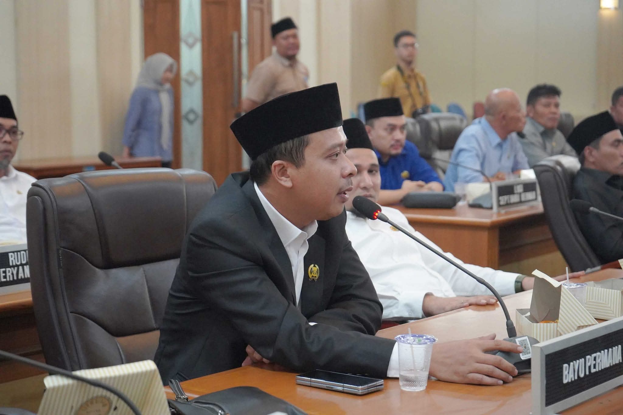 Anggota DPRD Kabupaten Sukabumi Bayu Permana.