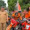 Sejumlah kendaraan operasional saat hendak dicek pada Apel Gelar Kendaraan Dinas yang digelar di halaman kantor BPBD Kabupaten Sukabumi.