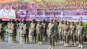 Satpol PP Sukabumi Turunkan 36 Personel Amankan Upacara Besar dan Pelantikan 8.164 PPPK