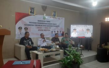 BIMTEK: Pemerintah Kecamatan Cibeureum, saat menggelar Bimtek untuk memantapkan program P2RW, belum lama ini.