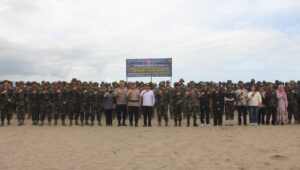 253 Personel Brimob Tuntaskan Long March 138 Km di Palabuhanratu