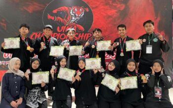 BANGGA: Tim Pencak Silat Sekolah Tinggi Ilmu Kesehatan (STIKes ) Sukabumi memborong medali di kejuaraan Pencak Silat Pusaka Pakuan Championship 2025 dan UIKA Championship 2 2025.