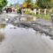 Kondisi kerusakan Jalan Pelita–Jayanti di wilayah Desa Jayanti, Kecamatan Palabuhanratu, Kabupaten Sukabumi.(FOTO: NANDI/RADARSUKABUMI)