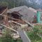 Kondisi rumah warga terdampak pergerakan tanah di Kampung Cijagung RT 06 RW 07, Desa Bojonggaling.