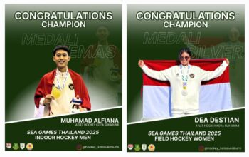 RAIH PRESTASI: M. Alfiana dan Dea Destian mempersembahkan prestasi gemilang di kancah internasional.