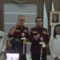 AUDENSI: Dua atlet hoki asal Kota Sukabumi, Muhamad Alfiana dan Dea Destian, bertemu Wali Kota Sukabumi Ayep Zaki usai menorehkan prestasi membanggakan pada SEA Games ke-33 di Thailand, belum lama ini.
