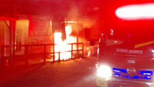 Ruko Tiga Lantai di Sukalarang Terbakar, Kerugian Capai Rp3 Miliar
