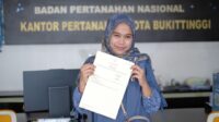 Sertipikat Elektronik Bikin Warga Bukittinggi Lebih Tenang