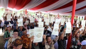 ATR/BPN Terbitkan 1,2 Juta Sertipikat Tanah, Target PTSL Tercapai