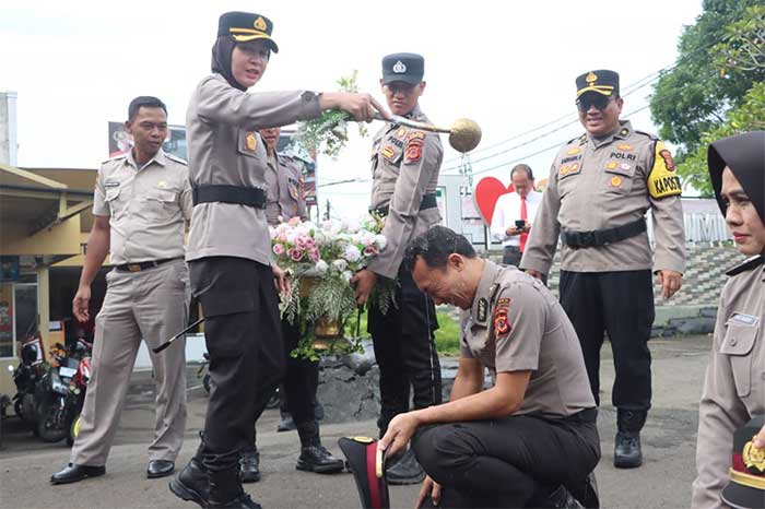 Personel Polres Sukabumi Kota Naik Pangkat