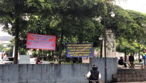 Spanduk Tolak Demo di Pendopo Sukabumi Bikin Polemik, Siapa Dalangnya?