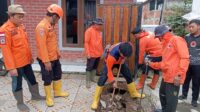 BPBD Kota Sukabumi Tangani Cepat TPT Drainase Jebol di Gunungpuyuh