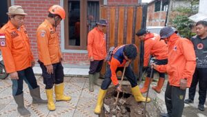 BPBD Kota Sukabumi Tangani Cepat TPT Drainase Jebol di Gunungpuyuh