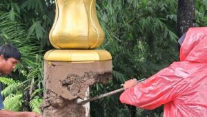Diduga Asal Jadi, PJU Milik Proyek KDM di Jampangtengah Dibongkar