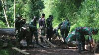 Tim Satgas TMMD Ke-127 Kodim 0624/Kab Bandung: Pengecoran Jalan, Gotong Royong TNI dan Warga