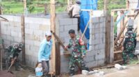 Melalui TMMD Ke-127 Kodim 0624/Kab Bandung, Kini Pembangunan RTLH Milik Saefuloh Mencapai 45 Persen