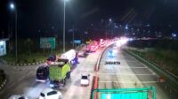 Exit Tol Bocimi Ruas Parungkuda Kembali Macet, Senin Malam