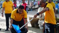Kapolda Jabar Pimpin Aksi Bersih Pantai