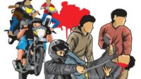 Aksi Brutal Gerombolan Motor di Cisolok Lukai Remaja di Depan Masjid