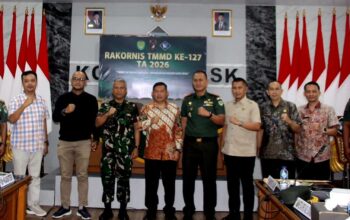 BERSINERGI : Perwakilan Nusa Putra University (NPU) ikut menghadiri Rapat Koordinasi Teknis (Rakornis) Tentara Manunggal Membangun Desa (TMMD) Tahun 2026 yang digelar di Aula Jenderal Besar A.H. Nasution, Markas Besar Angkatan Darat (Mabesad), Jakarta, pada Kamis, (29/1/2026).