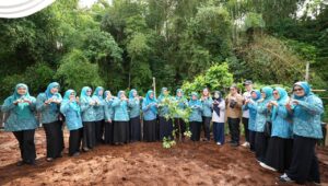 PKK Kota Sukabumi Hijaukan Cipelang Herang, Cegah Longsor dari Hulu