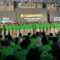 Wakil Ketua DPRD Sukabumi H. Usep bersama Ketua DPC PKB Sukabumi Hasim Adnan hadiri pengukuhan DPW PKB Jabar, simbol soliditas dan konsolidasi lintas daerah.