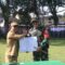 KOMPAK: Wakil Bupati Sukabumi, Andreas, didampingi TNI saat peletakan batu pertama program TMMD ke-127 di Desa Parakanlima, Kecamatan Cikembar, Selasa (10/02).