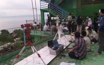 DHR Sukabumi siapkan teleskop, rubu’ mujayyad, hingga tim ulama untuk rukyatul hilal di POB Cibeas.