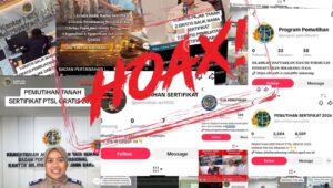 Kementerian ATR/BPN Tegaskan Kabar Pemutihan Sertipikat Tanah Adalah Hoaks
