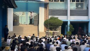 Sorakan Warnai Kehadiran Wali Kota di Salat Id Muhammadiyah Sukabumi