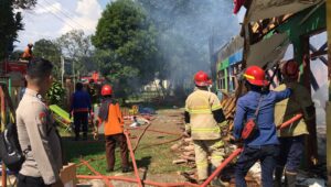 Sekolah TK di Warungkiara Rata dengan Tanah, Kerugian Capai Ratusan Juta