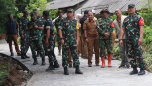 Brigjen TNI Dedi Prihatmojo dan Tim Wasev Kunjungi Lokasi TMMD Ke-127 Bersama Kodim 0624/Kab Bandung