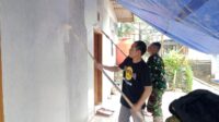 Rutilahu Program TMMD Ke-127 Kodim 0624/Kab Bandung: Rumah Warga Dilakukan Pengecatan