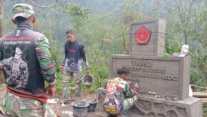 Pembangunan Tugu TMMD Ke-127 Kodim 0624/Kabupaten Bandung, Hampir Rampung
