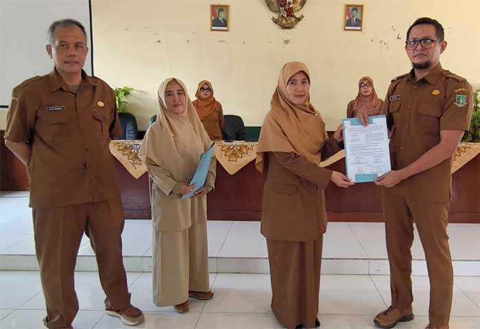 Kepala Sekolah di Kota Sukabumi Jalani Sertijab