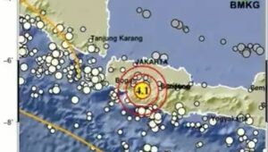 Getaran Tengah Malam, Sukabumi Dikejutkan Gempa Darat Magnitudo 4,1