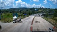 Penampakan Exit Tol Bocimi Parungkuda Terpantau Lenggang