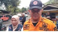 BPBD Sukabumi Tinjau Tenda Pengungsian Korban Tanah Bergerak