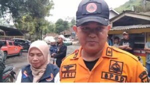 BPBD Sukabumi Tinjau Tenda Pengungsian Korban Tanah Bergerak
