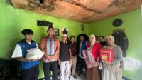 Peduli Warga Terdampak, Dinsos Sukabumi Salurkan Bantuan