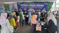 Gerakan Pangan Murah, 5 Ton Beras dan Minyak Ludes Diburu Warga Sukabumi
