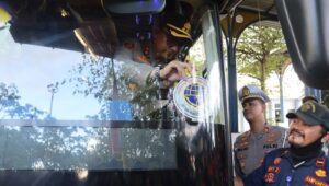 Polresta Sukabumi Perketat Ramp Check Jelang Mudik Lebaran