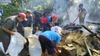 Rumah Panggung di Surade Ludes Dilalap Api Tengah Malam