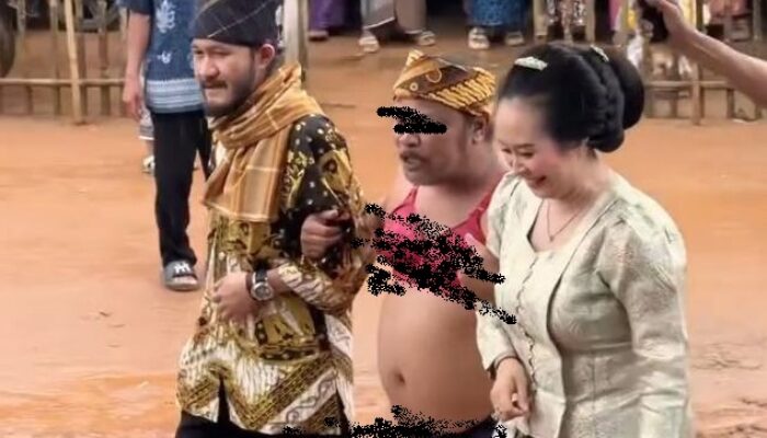 Nilai Budaya Sukabumi Tercoreng, Video Pria Berpakaian Minim di Acara Adat Viral