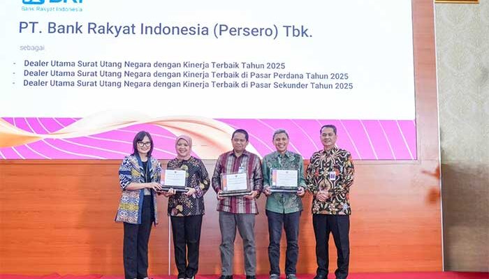 Dukung Penguatan Pasar Keuangan Domestik, BRI Raih 3 Penghargaan Dealer Utama dengan Kinerja Terbaik dari Kemenkeu
