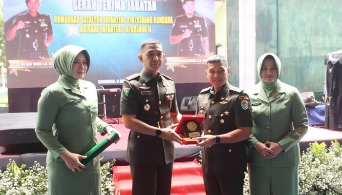 Sertijab Yonif 310/KK, Beny Safri Jadi Dandim 0607 Kota Sukabumi