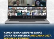 Sekjen ATR/BPN Evaluasi Output Anggaran