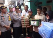 Polres Sukabumi Kota Beri Dukungan Korban Kebakaran Ciaul Pasir