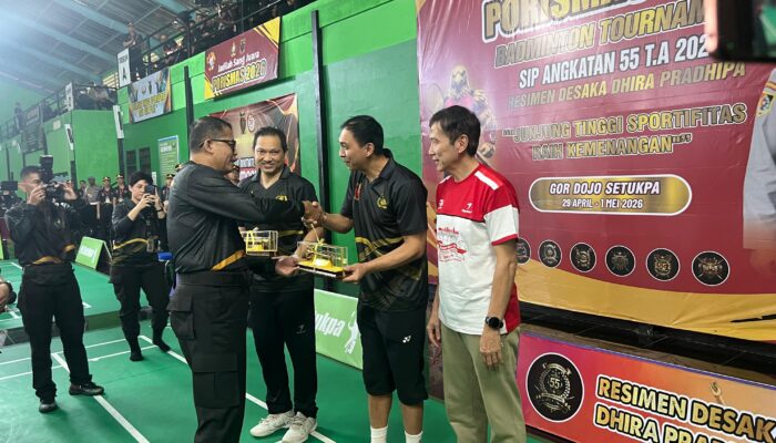 Dua Legenda Bulu Tangkis Dunia Guncang Setukpa Polri