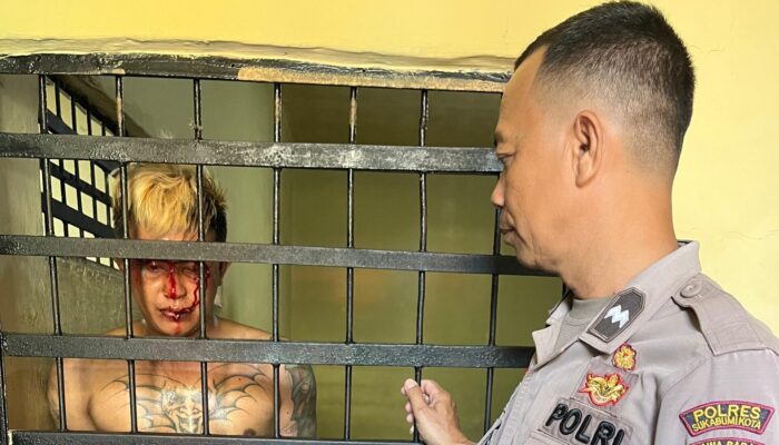 Babak Belur, Satu Pelaku Curanmor Ditangkap di Sukaraja Sukabumi, Satu Buron!